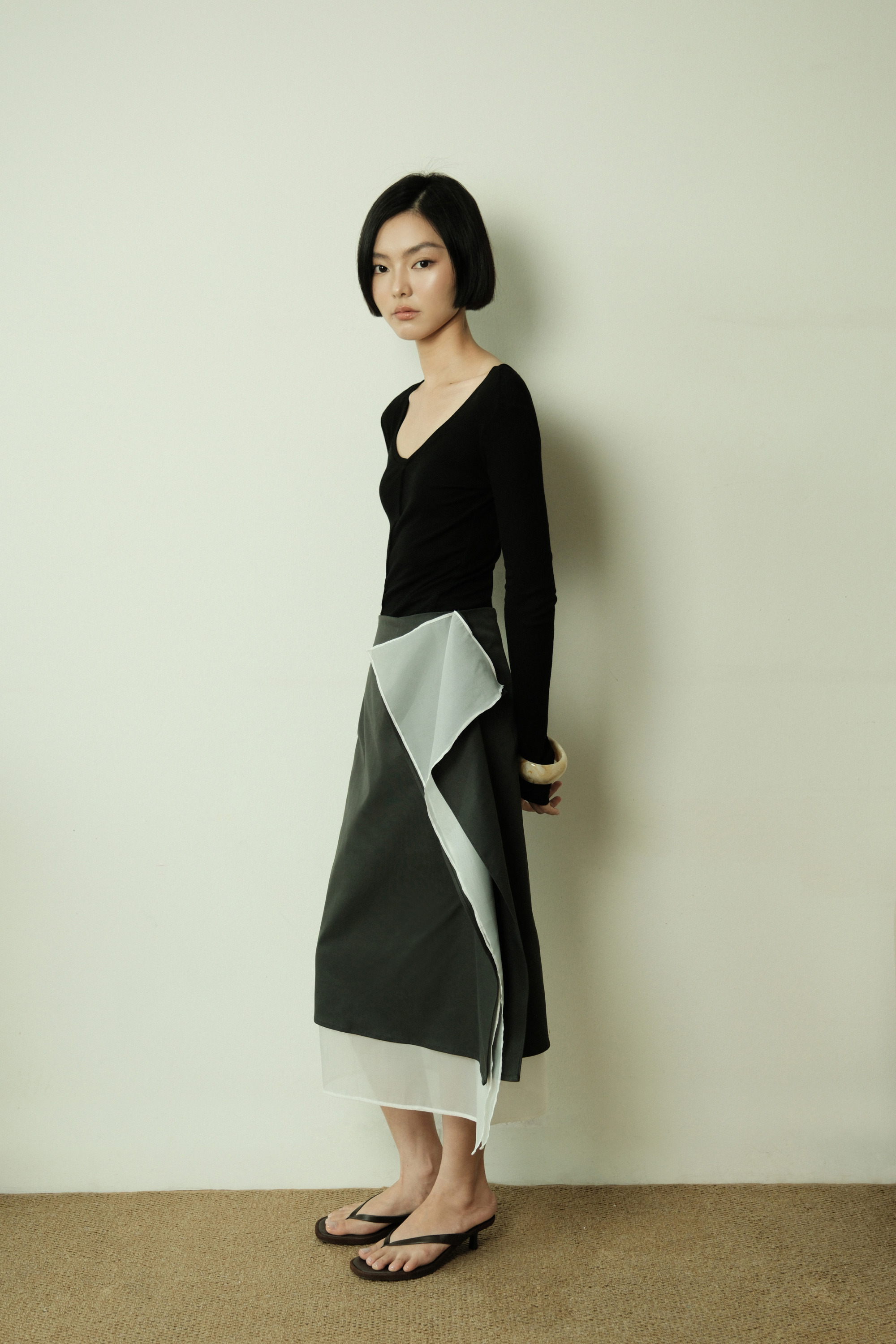 Tencel sleeve top